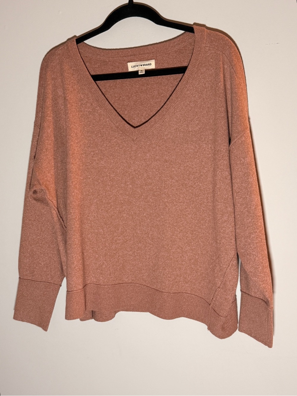 Lucky Brand Women's Rosewood V-Neck Sweater